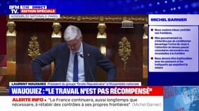 Laurent Wauquiez (LR): "Il est assez cocasse (...) de voir ceux qui ont laissé filer la dette et les déficits s'étonner ensuite des conséquences de leur légèreté budgétaire"