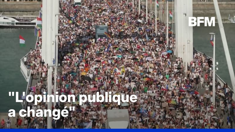 À Budapest, des dizaines de milliers de personnes pour la première Pride de l'après Viktor Orban
