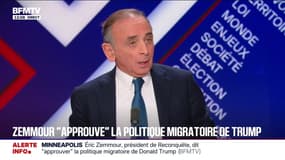 "Il faudra être impitoyable contre l'immigration illégale et légale", affirme Éric Zemmour, président de "Reconquête!"
