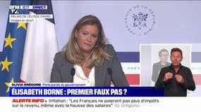 Olivia Grégoire réagit à la polémique après qu'Élisabeth Borne a invité une femme handicapée "à reprendre le travail"