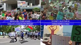 À Sydney, Hong Kong ou Bangkok, les premières images de la grève mondiale pour le climat 