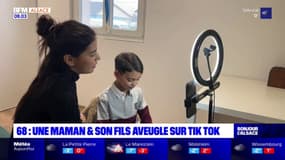 Haut-Rhin: une mère raconte le quotidien de son fils non-voyant sur Tiktok