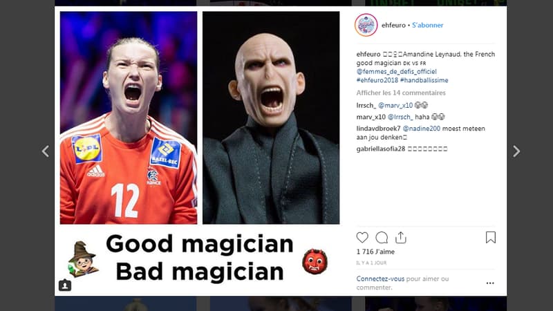 Amandine Leynaud comparée à Voldemort