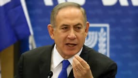 Benjamin Netanyahu à la Knesset, le 2 janvier 2017. 