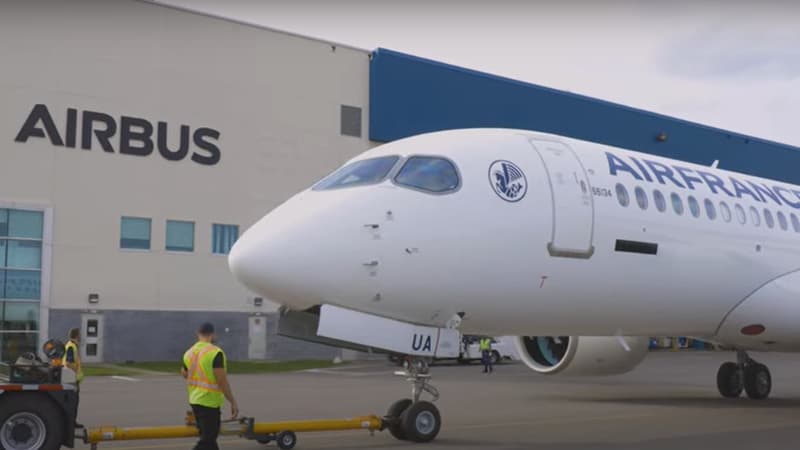 Le premier A220-300 d'Air France
