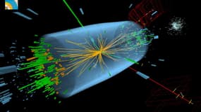 Illustration du boson de Higgs, l'un des nouveaux mots à faire son entrée dans le dictionnaire le Robert, le 30 mai 2013
