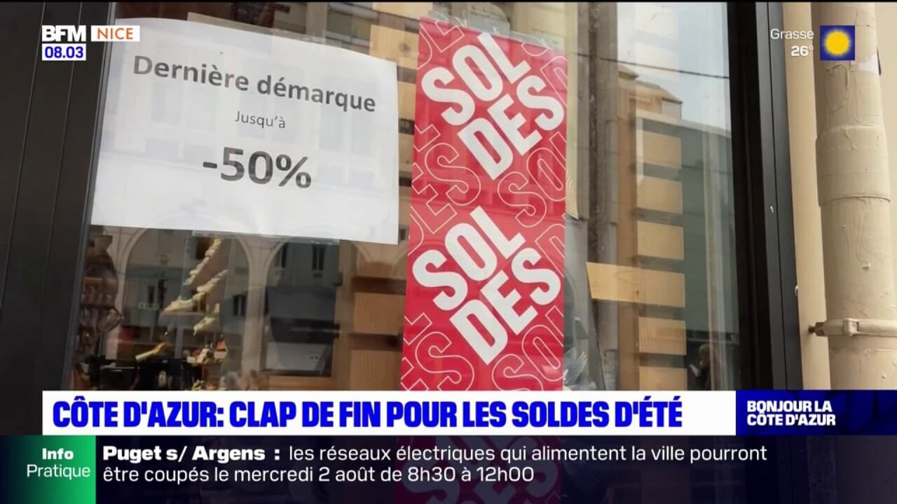 Côte Dazur Bilan Mitigé Pour Les Soldes Dété 