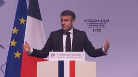 Visite en Suède: Emmanuel Macron affirme que la France va "garder le cap d'une réforme", "quels que soient les défis et les difficultés du moment"