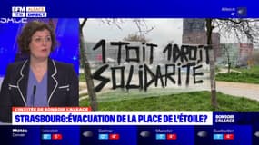 Migrants de la place de l'Etoile: la maire de Strasbourg affirme que l'évacuation aura lieu "vraisemblablement" mardi matin