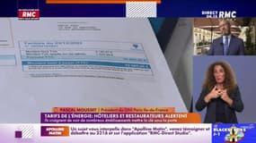 Tarifs de l'énergie: hôteliers et restaurateurs alertent. "1 restaurateur sur 5" est "prisonnier de contrats qu'il a signé au moment du pic énergétique de l'été 2022"