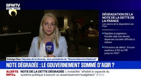 Note de la dette française dégradée: "C'est aussi parce que nos politiques ont menti", dénonce Edwige Diaz, députée de la Gironde (RN)