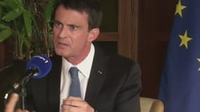 Manuel Valls mardi 24 mai, lors d'un déplacement en Israël.