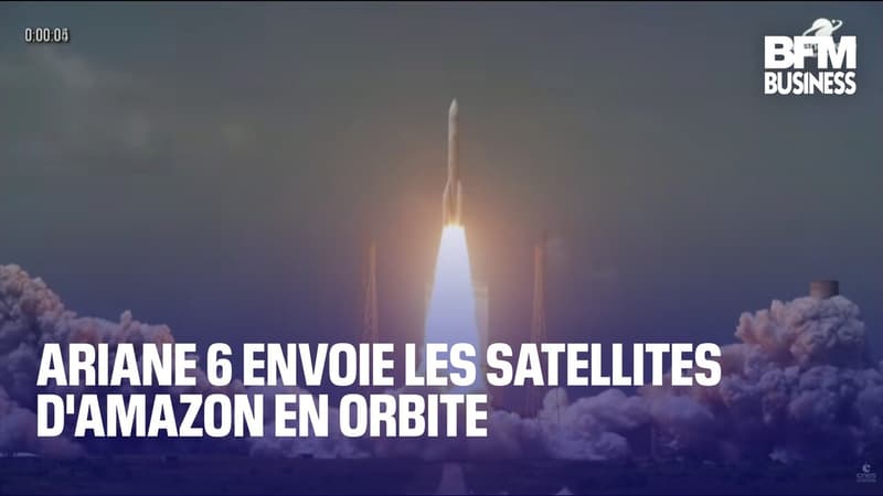 Ariane 6 envoie les satellites d'Amazon en orbite