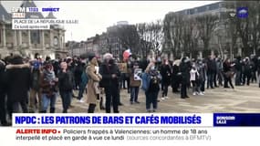 "Sauvons nos entreprises": restaurateurs, patrons de bars et cafés ont manifesté ce lundi à Lille 