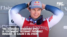 "Je n'avais pas de grosses sensations après la première manche" reconnait Pinturault vainqueur du slalom de Val d'Isère
