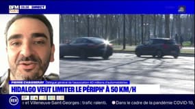 Le délégué général de l'association 40 millions d'automobilistes juge "grotesque" la proposition d'Anne Hidalgo d'abaisser la vitesse de circulation à 50km/h sur le périphérique