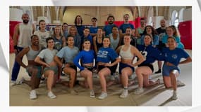 L’équipe de cheerleaders des Jaguars de Lyon
