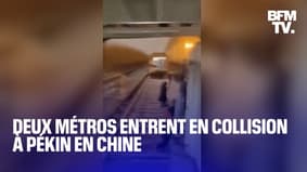 Deux métros sont entrés en collision à Pékin et fait 102 blessés 