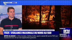 Incendies en Bretagne: "Tous les feux sont maîtrisés", affirme Éric Brocardi, porte-parole des sapeurs-pompiers de France