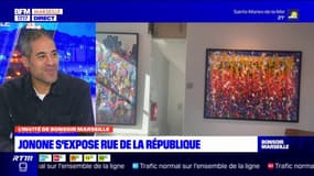 Marseille: l'artiste américain Jonone s'expose rue de la République