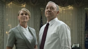 Kevin Spacey et Robin Wright dans la série "House of Cards"