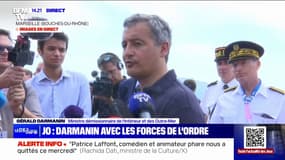 Gérald Darmanin: "Ces JO c'est (...) une belle médaille d'or pour le ministère de l'Intérieur et les forces de sécurité"