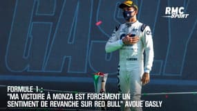 F1 : "Ma victoire à Monza est forcément un sentiment de revanche sur Red Bull" avoue Gasly