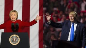 Hillary Clinton et Donald Trump ont achevé leur campagne lundi soir.