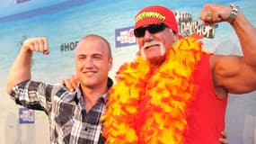 Nick et Hulk Hogan, le 1er août 2010 à Culver City en Californie.
