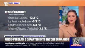 Trois départements encore en vigilance orange neige-verglas