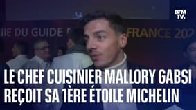 Mallory Gabsi, chef cuisinier et ancien candidat de Top Chef, reçoit sa 1ère étoile Michelin