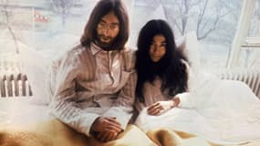John Lennon et Yoko Ono le 27 mars 1969