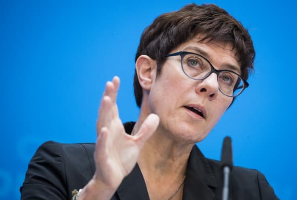 Annegret Kramp-Karrenbauer le 10 septembre 2018. Annegret Kramp-Karrenbauer le 10 septembre 2018.