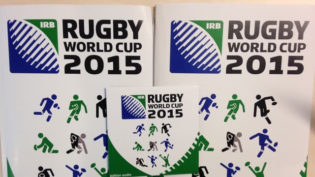 HandiCapZéro et la Rugby World Cup ont édité un guide de la Coupe du monde 2015 à destination des aveugles et mal voyants