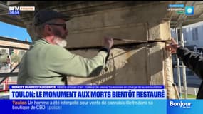 Toulon: le plus ancien monument aux morts fait peau neuve