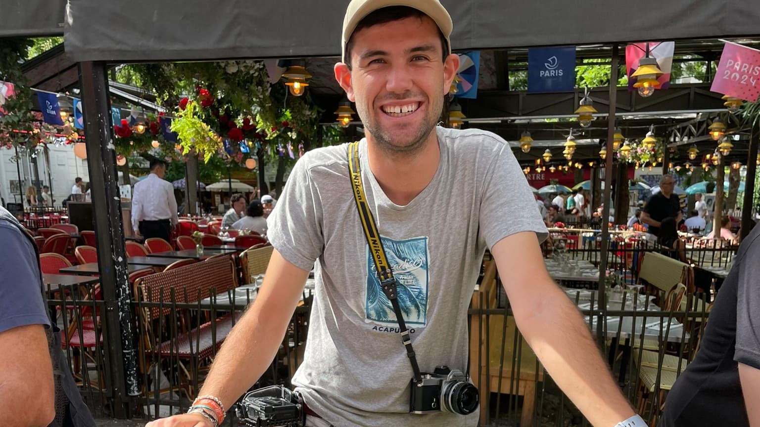 Thomas, un supporter belge à Montmartre le 3 août 2024 Thomas, un supporter belge à Montmartre le 3 août 2024