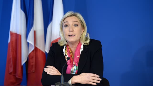 Marine Le Pen le 17 décembre 2013 à Nanterre.