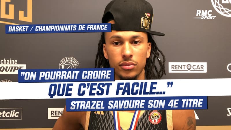 Basket : "On pourrait croire que c'est facile..." Strazel (Monaco) savoure son 4e titre de champion de France de suite