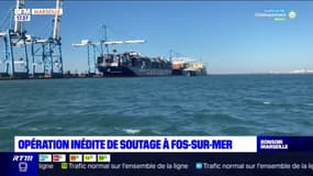 Opération inédite de soutage à Fos-sur-Mer