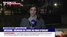 Guerre en Ukraine: une réunion de crise est en cours au Quai d'Orsay 