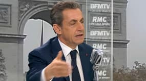 Nicolas Sarkozy jeudi matin sur BFMTV et RMC.