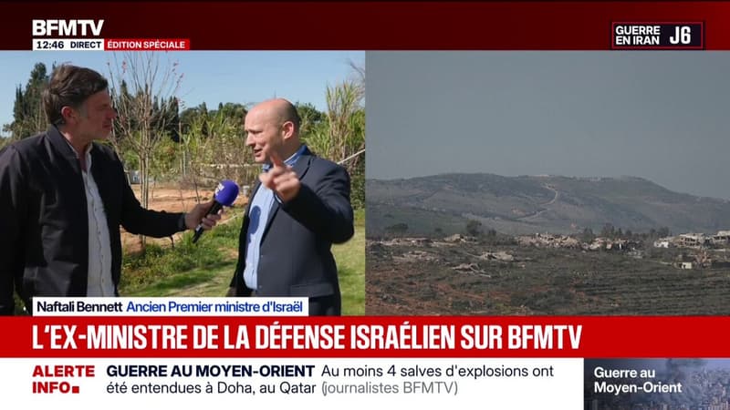 Guerre au Moyen-Orient: "Emmanuel Macron doit comprendre que ce n'est pas un jeu", affirme l'ancien Premier ministre d'Israël