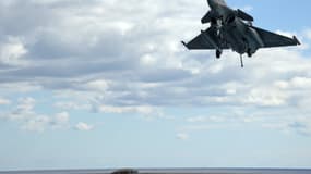 Un Rafale en mer, le 10 février 2020.