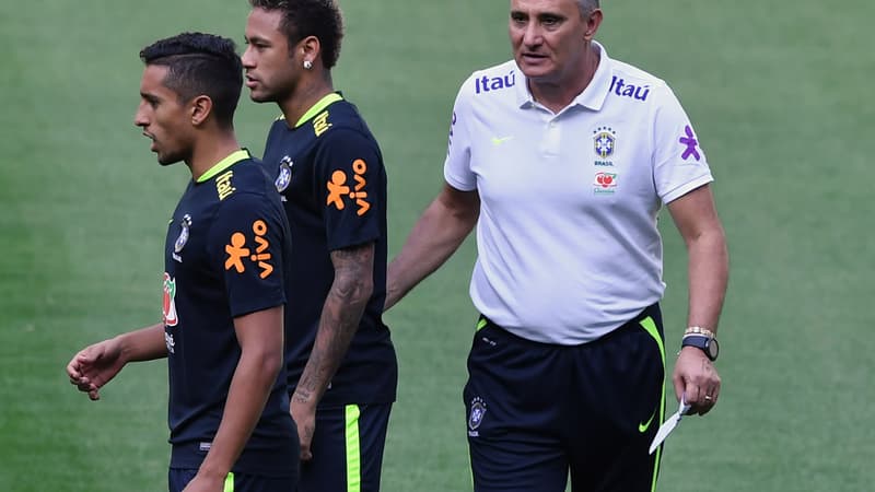 Marquinhos, Neymar et Tite