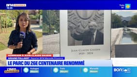 Hommage à Jean-Claude Gaudin : Le parc du 26e centenaire renommé.