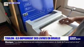 Toulon: une association varoise imprime des livres en braille