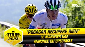 Tour de France : "Pogacar récupère bien", le manager UAE annonce du spectacle