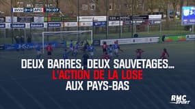 Deux barres, deux sauvetages sur la ligne... L'action de la lose aux Pays-Bas