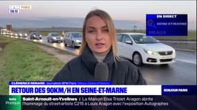 Le retour progressif des 90km/h sur les routes de Seine-et-Marne 