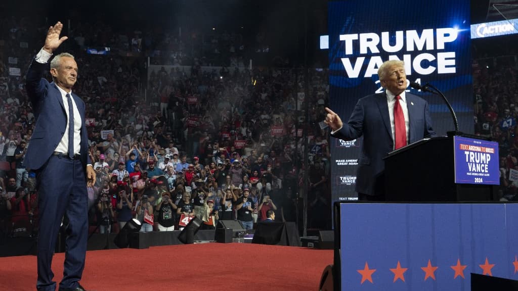 Robert F. Kennedy Jr et Donald Trump, le 23 août 2024